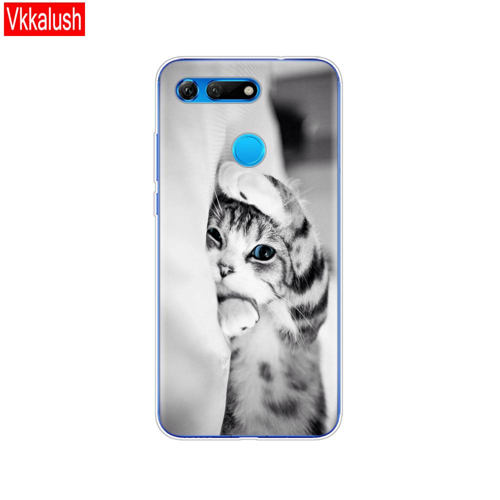 Silikonhülle für Huawei Honor View 20 V20 Hülle TPU Funda Weiche Silikonhülle für Honor V20 Capa Niedliches Tiermuster