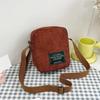 Genți de umăr din velur moale, la modă, pentru femei, portabile, retro, articole de toaletă, căști, ruj, genți crossbody