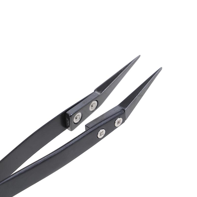 Керамические пинцеты из нержавеющей стали черного цвета для инструментов технического — фото 6