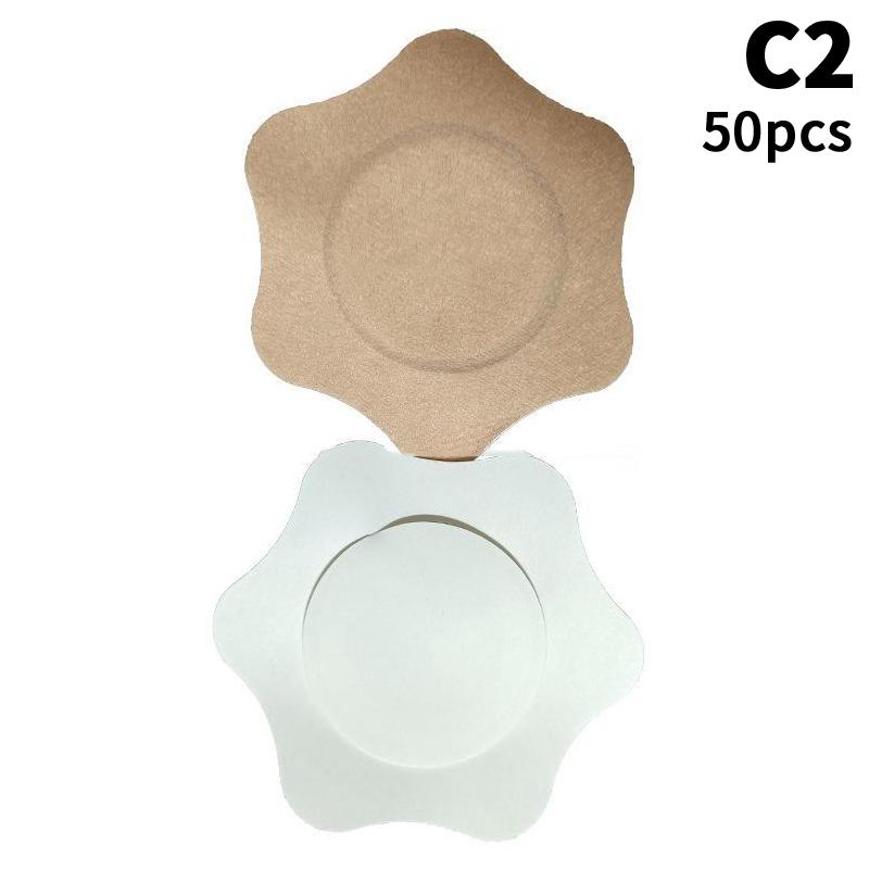 Disposable Castor Oil Belly Button Patch Self-Adhesive Navel Bandage Disposable Spunlace Cloth Castor Oil Patches Belly Sticker