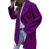 Women's Autumn and Winter Coat Fashion Lapel Long Woolen Coat
