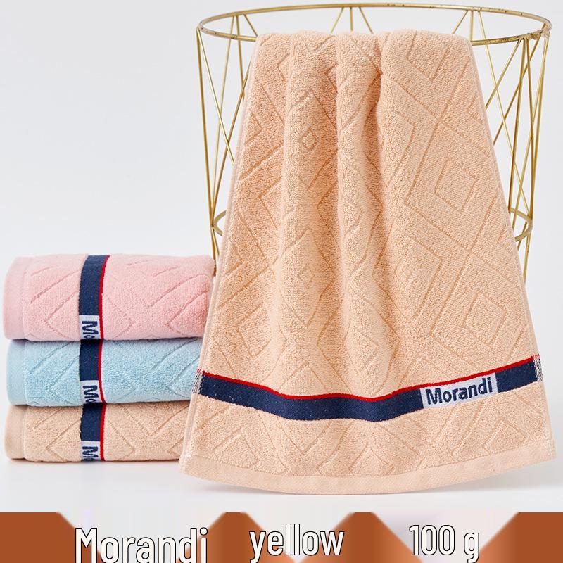 100% Bomull Absorberande Vuxenhandduk – Förtjockad, Mjuk, Ren Bomull