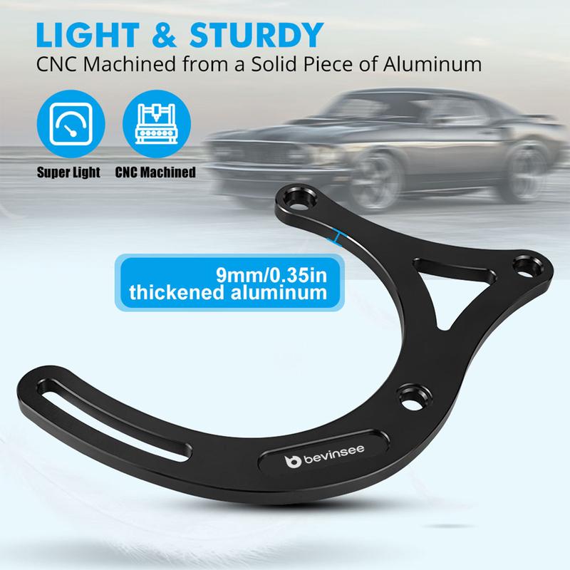 For Ford 429 460 Alternator Bracket Aluminum, for GM1 Wire & Mechanical Water Pump