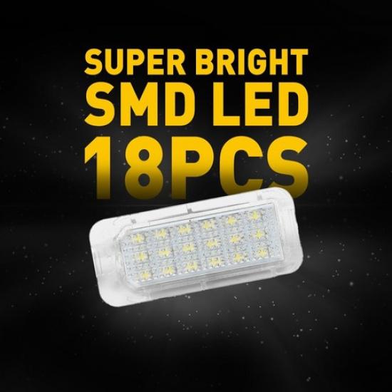 2X LED License Plate Lights SUPER Fit BRIGHT Explorer Ford Fiesta Fusion Escape