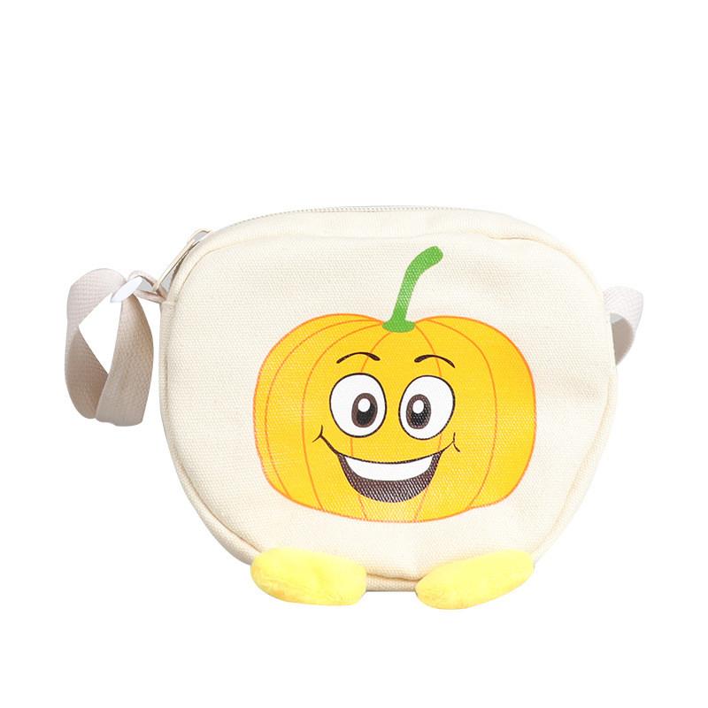 

Adorable Japanese Cartoon Kids Shoulder Bag With Fun Fruit And Fries Design For Summer Pumpkin