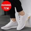 New Men Sneakers Casual Heightening Shoes 7cm Height Increase Shoes For Men Summer Breathable Elevator Shoes Insole Taller Shoes