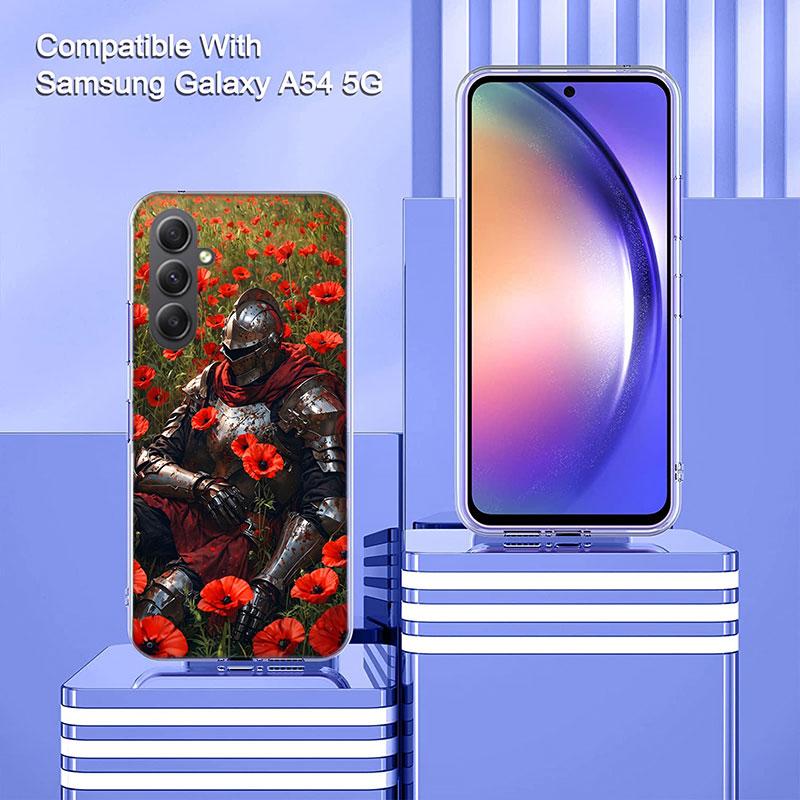 Flower Knight of the Light Phone Case for Samsung A17 A37 A57 A07 A16 A26 A36 A56 A06 A02S A12 A22 A32 A52S A04S A14 A24 A34 A54