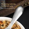 Rice Paddle Spoon Stainless Steel Rice Spatula Thickened Non Stick Rice Scooper for Rice Mashed Potato Salads Kitchen Utensils