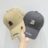 Baseball Cap Women Embroidered Letter Cotton Casual Sun Hat For Autumn