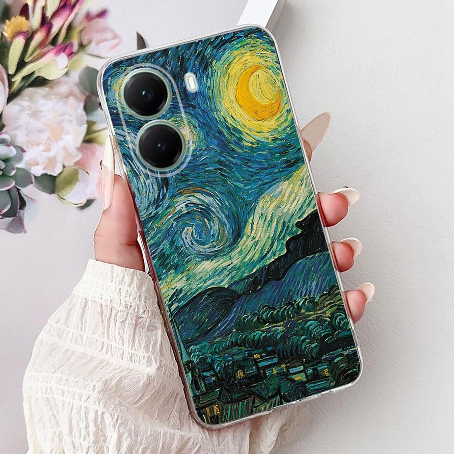 For Xiaomi Poco X7 Pro 5G Case Stylish Painted Cover Clear Silicone Phone Case For Xiaomi Poco X7 PocoX7 Pro X7Pro 5G Soft Shell