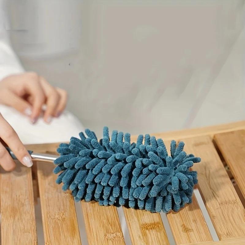 1pc-Telescopic Washable Dust Collector, Suitable for Bedrooms and Living Rooms, Detachable Cleaning Tool with Telescopic Rod