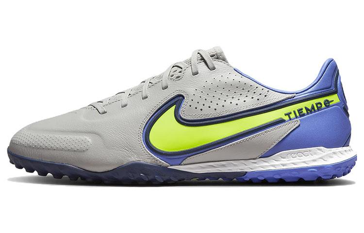 Nike React Legend 9 Pro TF Turf Soccer Shoes Grey/Yellow DA1192-075 41