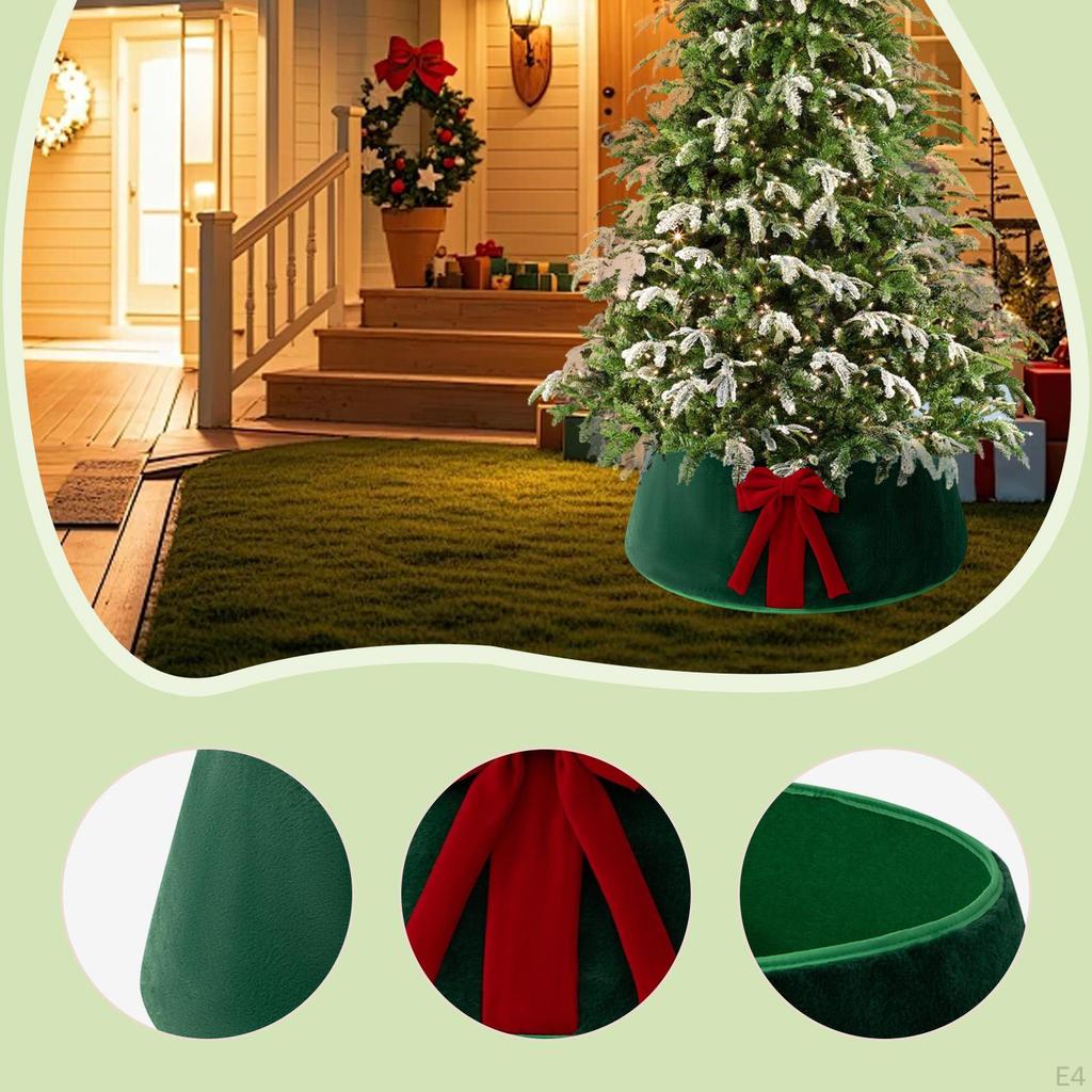 Christmas Tree Skirt Base Cover Festivals Parties for Artificial Trees Holiday Decorative