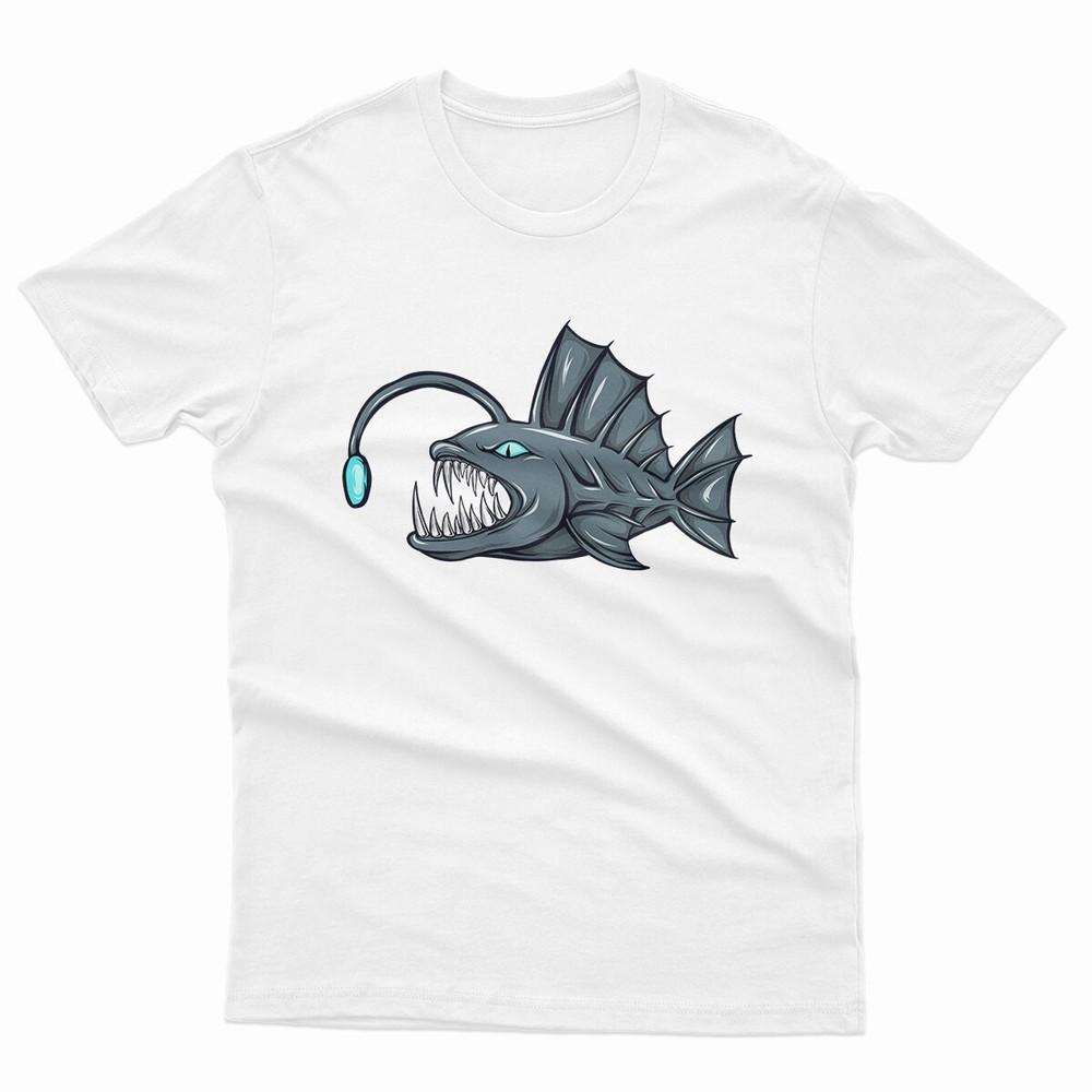 Anglerfish Deep Sea Fishing Sea Creature Sea Monster Unisexs T Shirts P1OrA S
