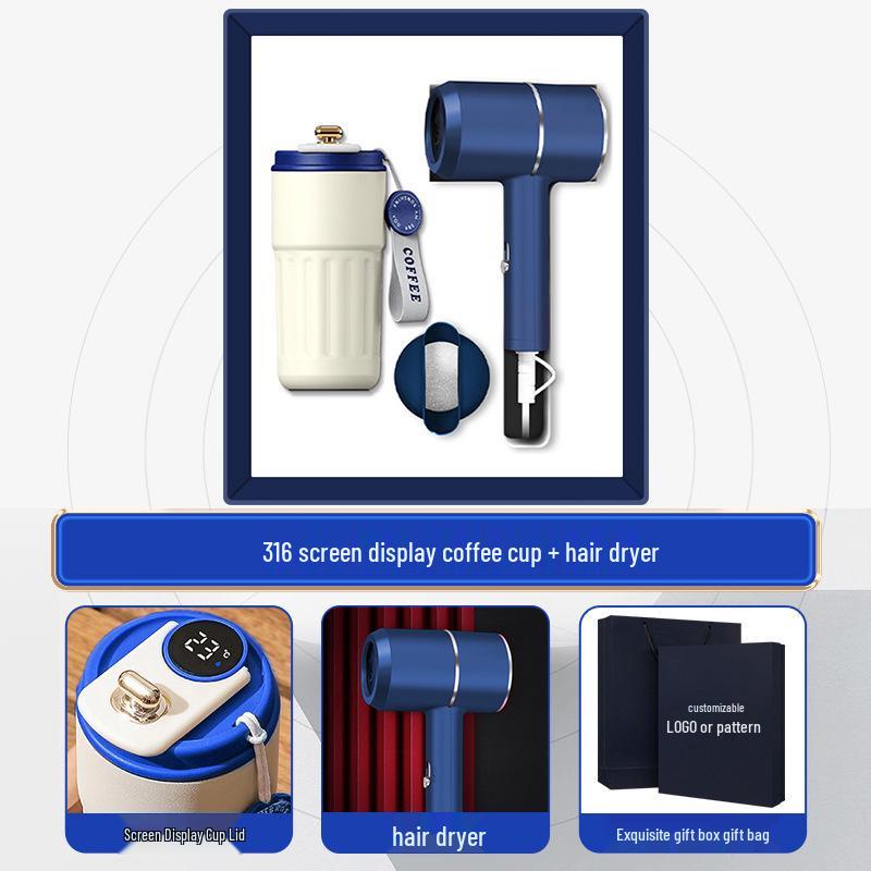 Custom Hair Dryer Gift Set for Company Anniversaries - Perfect for Clients and Employees