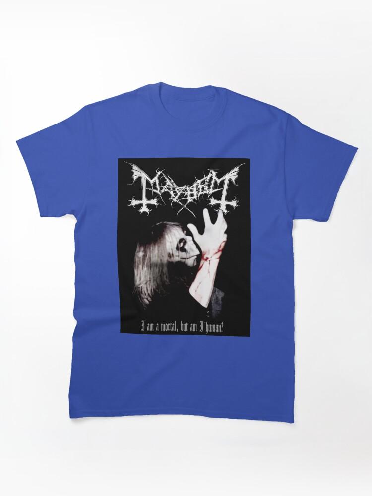 Eternal Mayhem Unisex T-Shirt, Mayhem Tee, Mayhem Inspired Merch, Black metal Unisex T-Shirt, Dead Classic Unisex T-Shirt