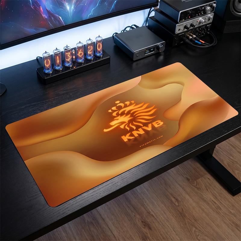 Netherlands Football Crest Mouse Pad, Extended Non Slip Rubber Desk Mat for Gaming Office Laptop Fan Gift