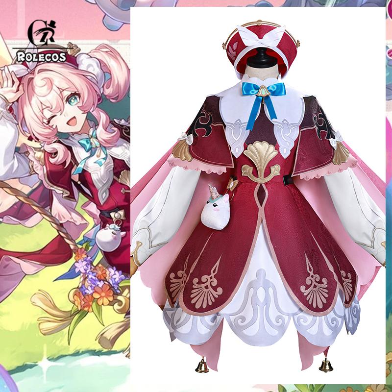 Joc Honkai Star Rail Costum Cosplay Hyacine Vindecătorul Luminii Hyacine Femei Rochie Stil Marin Costum Petrecere Carnaval