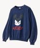 VTWO Mineral Wash Face _Mickey_ Sweatshirt (Navy)