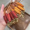 Head Layer Cowhide Multifunctional Neck Hanging Thickened Pure Copper Rope Sweater Chain Decorative Necklace