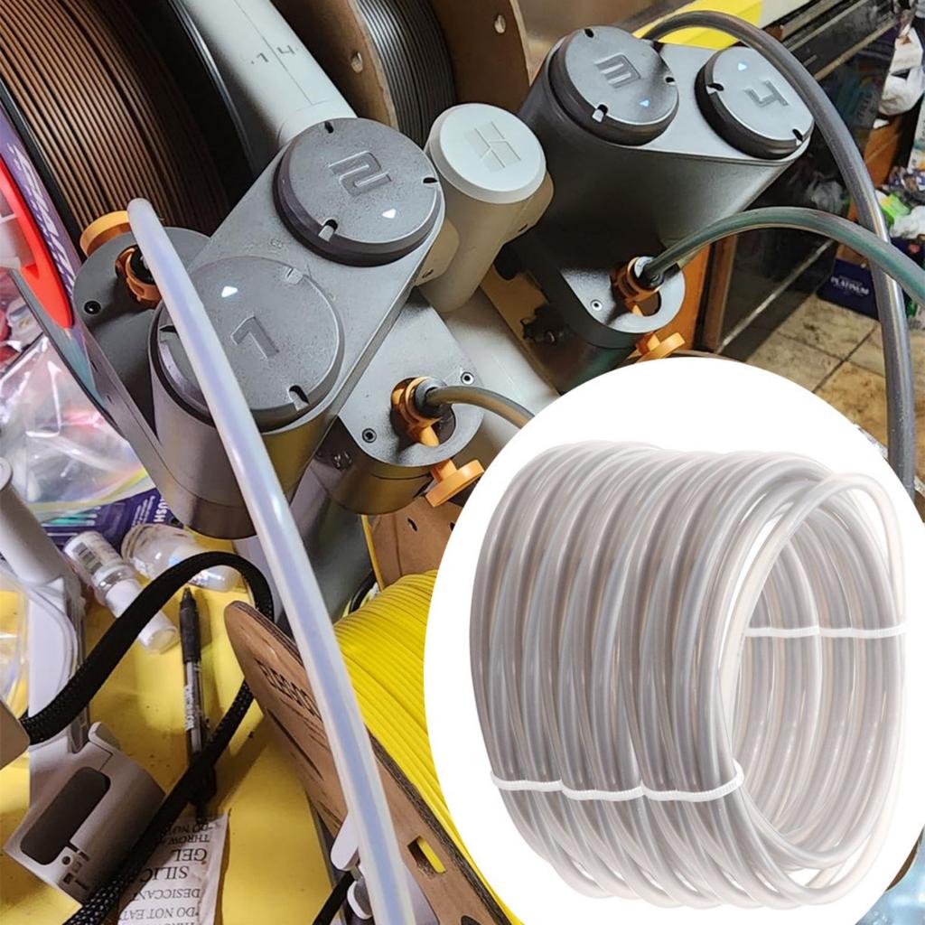 Pour Imprimante 3D P1P/P1S Tube PTFE Teflonto Tube Extrudeur Bowden 1.75mm DI2.5mm DE4mm Remplacement Tube Teflonto pour Imprimante 3D
