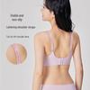 "Pink Seamless Jelly Strip Anti-Gravity Vest for Lifting and Gathering Side Breasts and Small Chest"