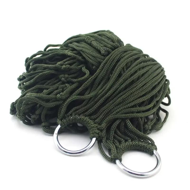 Garten Outdoor Verdickte Nylonseil Hängematte Indoor Netz Hängematte Tragbare Einfache Hängematte Schaukelstuhl