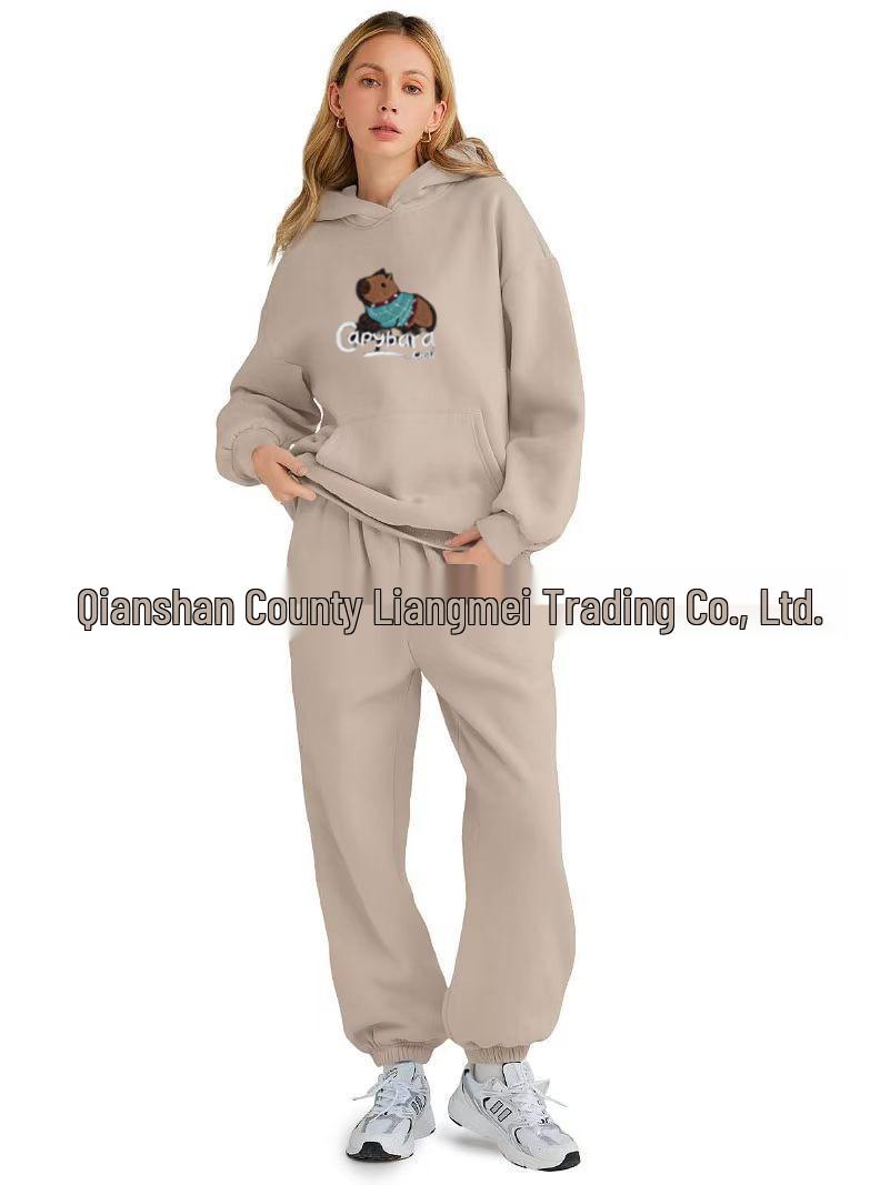 

Unisex Cartoon Animal Hoodie: Casual One-Piece Sweatshirt for Couples - Perfect for Autumn and Winter. M