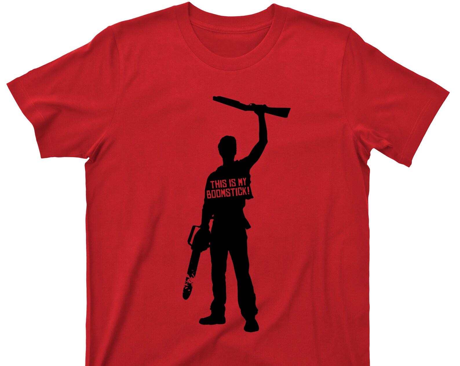 This Is My Boomstick T Shirt - Evil Dead Graphic TShirt 2XL