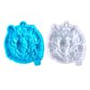 3D Animal Bear Heads Keychain Epoxy Resin Mold Bag Pendant Decor Ornament Mould