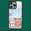 Cute BuBu D-DuDu Phone Case For iPhone 16,15,14,13,12,11,Plus,Pro,Max,Mini Soft Magesafe Magnetic Wireless Charge