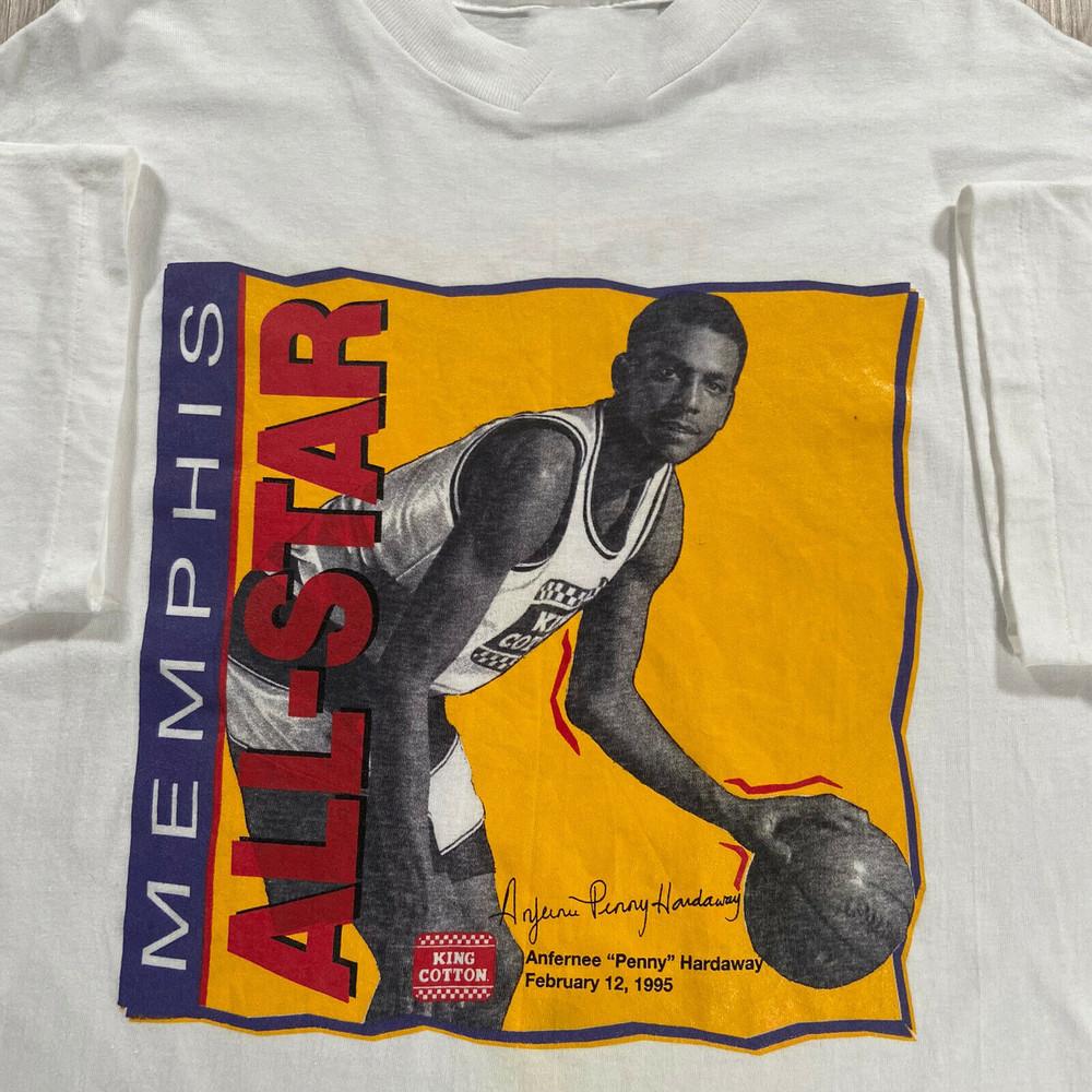 Vintage Hanes Penny Hardaway Memphis Tigers White Sport Unisex T-Shirt Unisex T-Shirt XXXXL