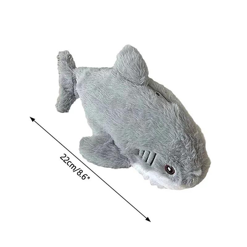 Cute Plush Shark Pencil Case Student Stationery School Supplies Kawaii Doll Back To School Storage Bag Pen Bag Stationery