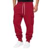 Men's Casual Loose Fit Cargo Pants with Multiple Pockets for Work and Travel