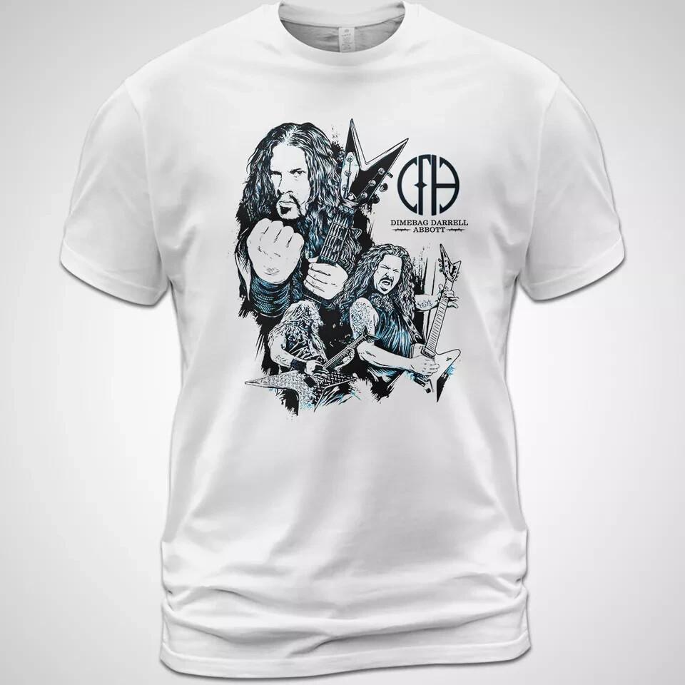 Cotton T-shirt Dimebag Darrell Cowboys from Hell Music Shirt S-4XL Unisex T-Shirt XXXL