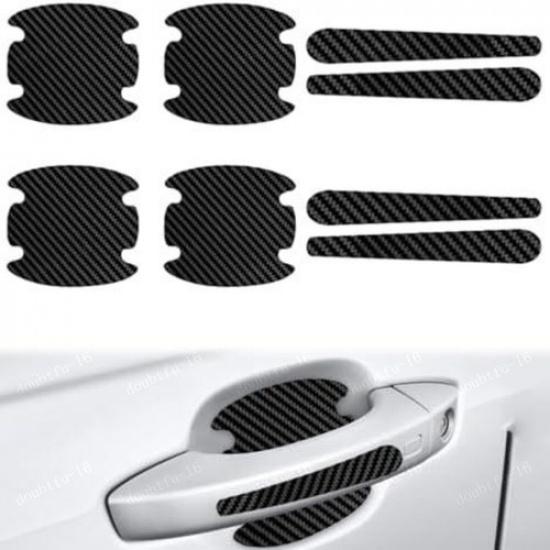 8x Car Door Handle Bowl Sticker Anti-Scratch Protector Cover Trim Accessories