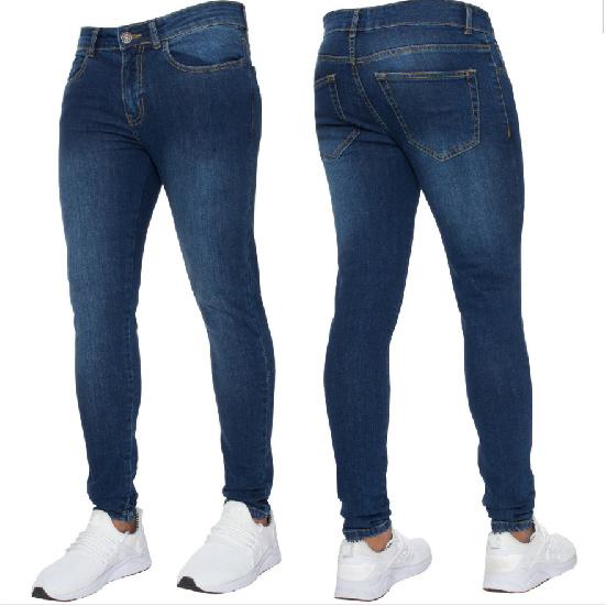 High Quality European and American Men S Tight Fitting, Minimalist and Elastic Jeans S