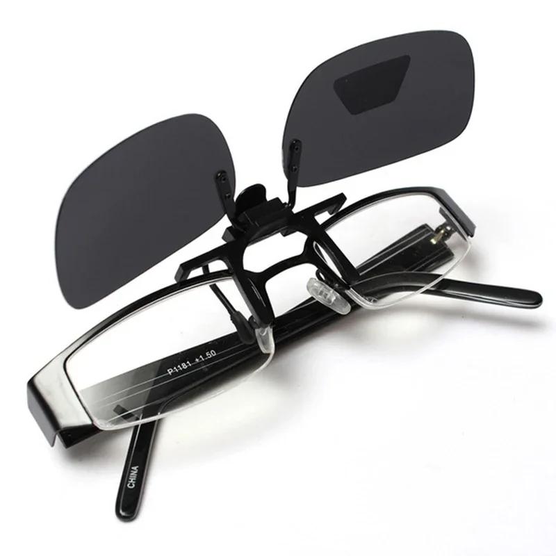 Clip-On Sunglasses Uv400 Protection Clip-On Eyewear Driver Driving Fishing Night Vision Goggles Hombre