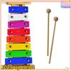 Classy-Wood Xylophone For Kids, 8 Notes/Keys Colorful Metal Bar, Musical Instrument For Girls And Boys,Gift For Children