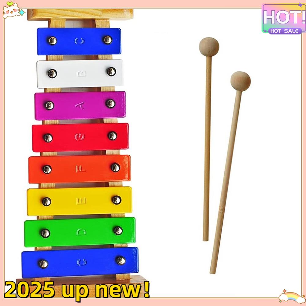 Classy-Wood Xylophone For Kids, 8 Notes/Keys Colorful Metal Bar, Musical Instrument For Girls And Boys,Gift For Children