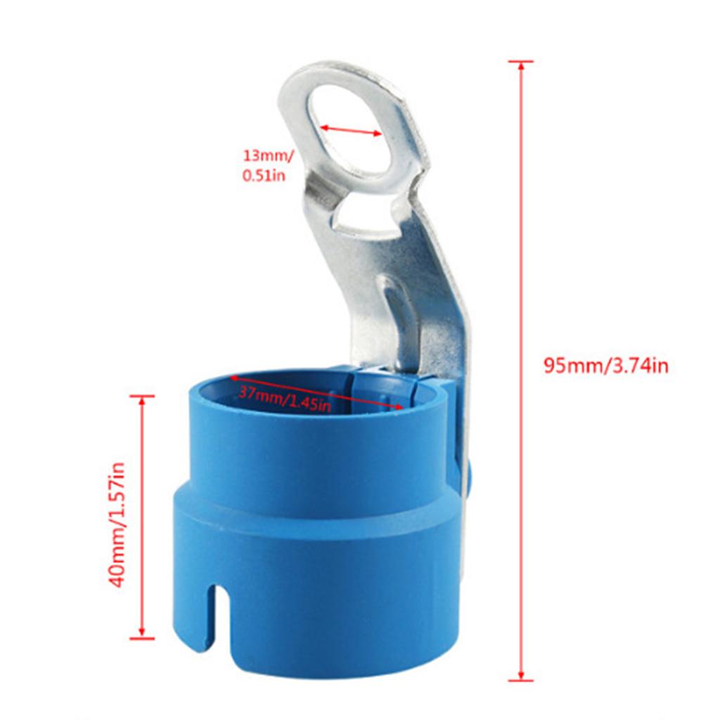 Uchwyt na wtyczkę przyczepy 7-pinową/13-pinową, mocowanie złącza przyczepy na dyszlu przyczepy, osłona postojowa, uchwyt na wtyczkę do przyczepy