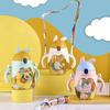 350ml Summer Childrens Cartoon Plastic Cup with Straw Flip Water Cup with Handle Baby Kindergarten Drinking Cup