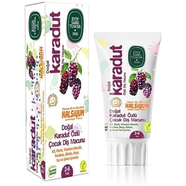 

Eyup Sabri Tuncer Natural Mulberry Extract 2-6 Years Old Children s Toothpaste 60 Ml