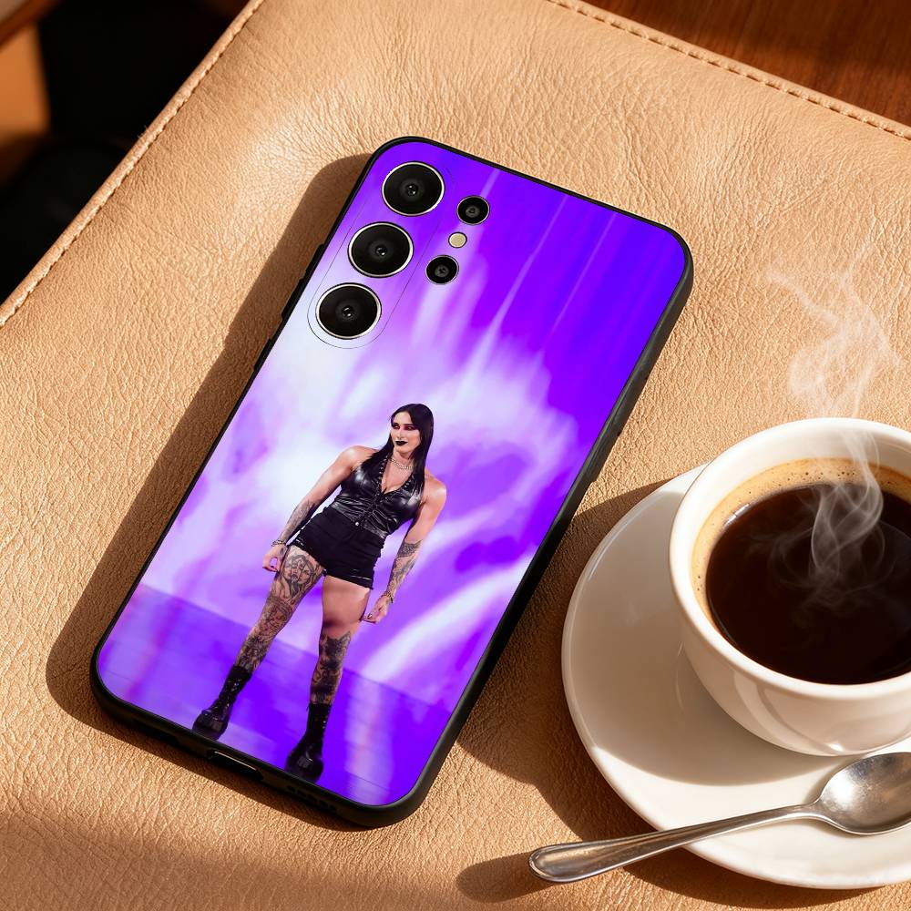 COOL and Stylish Mami Violet Wing Phone Case For Samsung S26,S25,24,23,22,30,21,10,9,Ultra,Plus,Lite,FE Soft Black Case