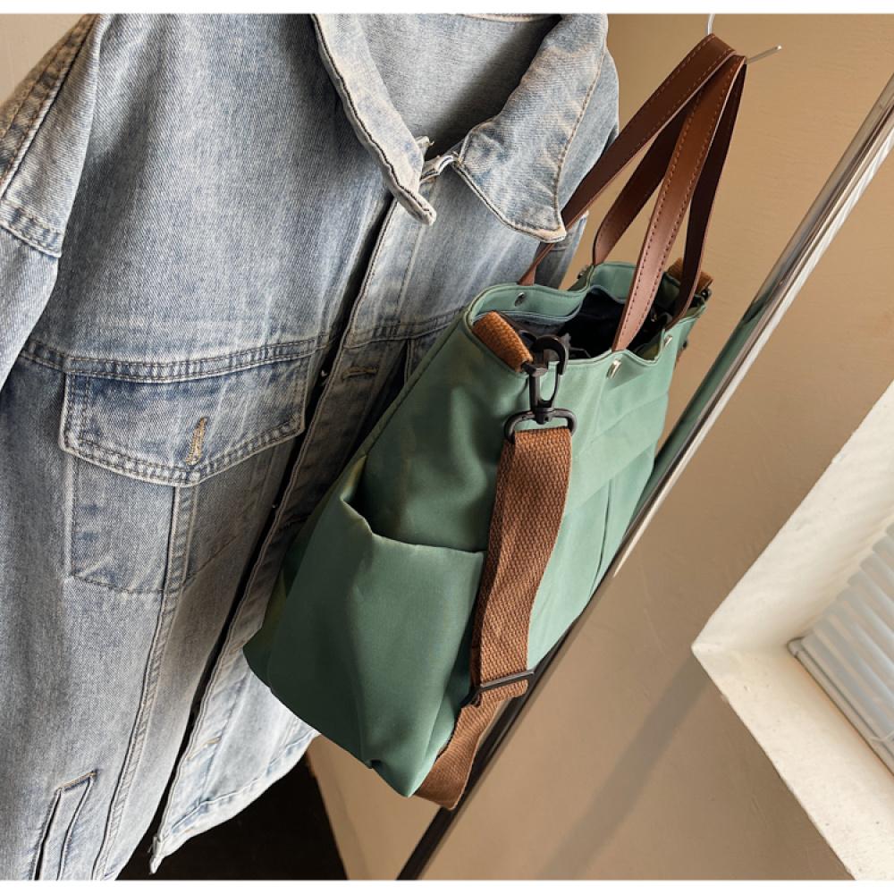 Fashion Women'S Bag Large Capacity Tote Shoulder Bags Nylon Simple Tote Bag Crossbody Laptop Bag Commuting