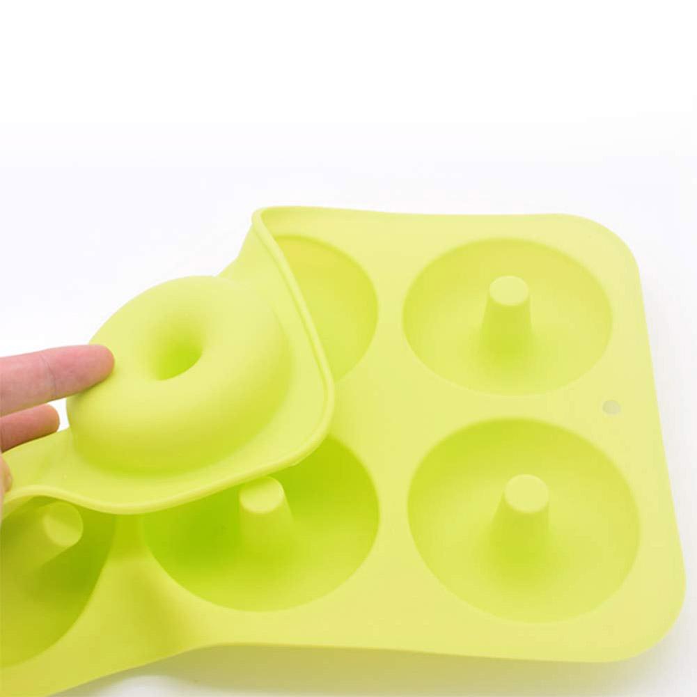2Pcs Silicone Donut Molds Non Stick Donut Baking Tray Donut Baking Mold
