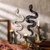 Set of 2 Wood Snake Witchy Art Hanging Sign for Apartment Bedroom Wall Decortion