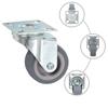 Vidaxl 24 Swivel Wheels, 50 Mm