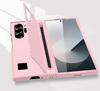 Samsung Galaxy Z Fold7 5G case with glass, with stylus holder - pink