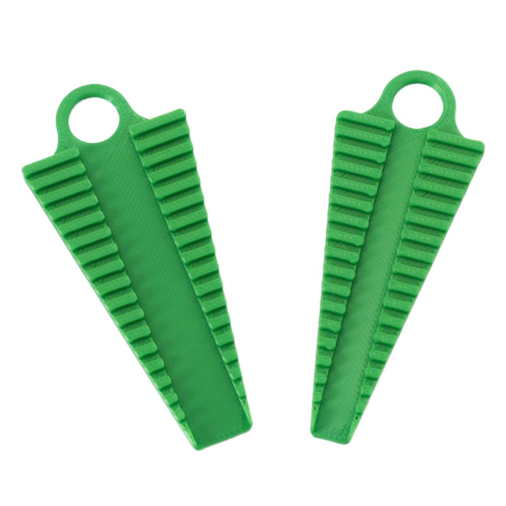 2Pcs Resistor Lead Bending Tool Set Wear Resist 100mm Lead Benders Carbon Compos Resistor Forming Tool for 1/4W Resistor зелёный